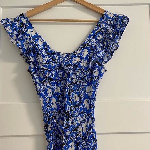 Realisation Par Blue Ruffled Maxi Sundress - Picture 3 of 6